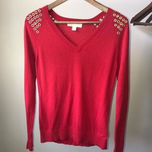 Micheal Kors Red Sweater Size Small